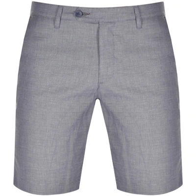 Ted Baker Corto Semi Plain Slim Fit Shorts In Blue