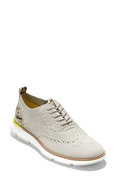 Cole Haan 4.zerogrand Stitchlite Oxford In Dove Knit
