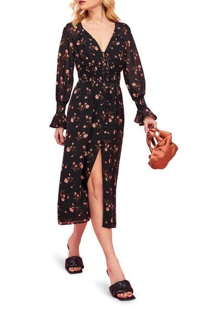 chinese dress ladies Rent Reformation Carolena Floral Dress  Feminine & Chic  Versatile