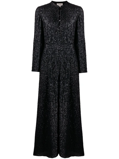 Temperley London Crystal-embellished Jumpsuit In Black