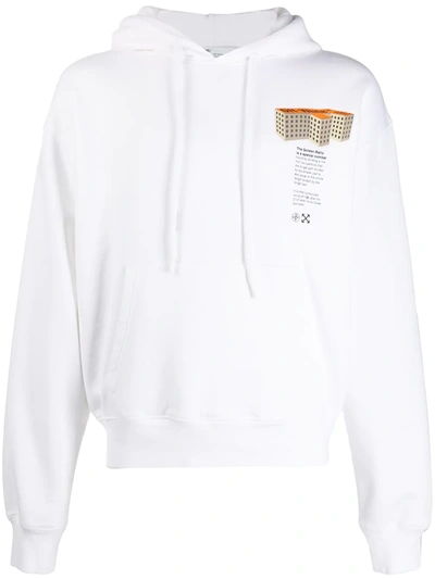 Off-white Rationalism Hoodie In White