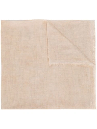 Faliero Sarti Floral Pattern Scarf In Neutrals