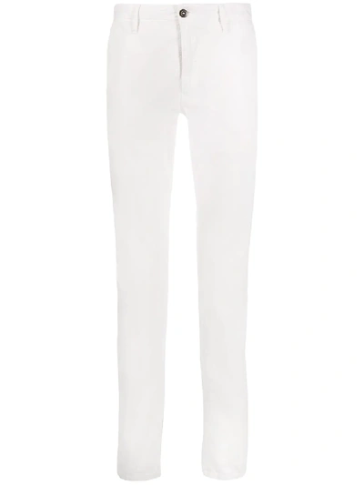 Incotex Slim-fit Regular Jeans In White