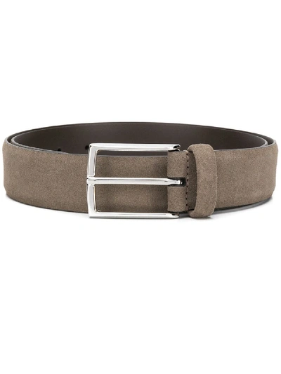 Anderson's Square-buckle Belt In Brown