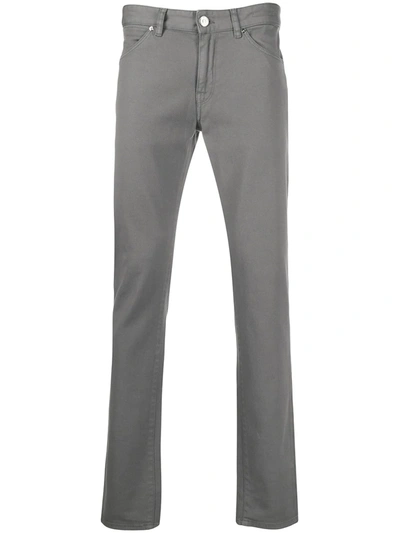 Pt05 Straight-leg Trousers In Grey