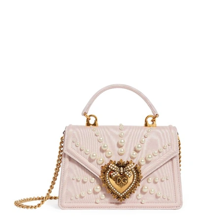 Dolce & Gabbana Large Faux-pearl Devotion Shoulder Bag