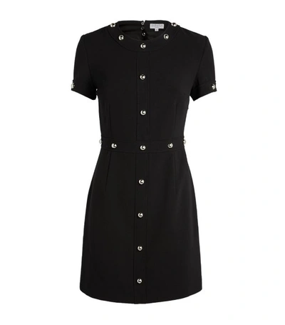 Claudie Pierlot Stud-embellished Mini Dress In Black