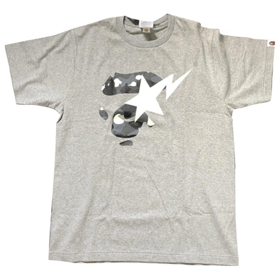 Pre-owned A Bathing Ape Grey Cotton T-shirt