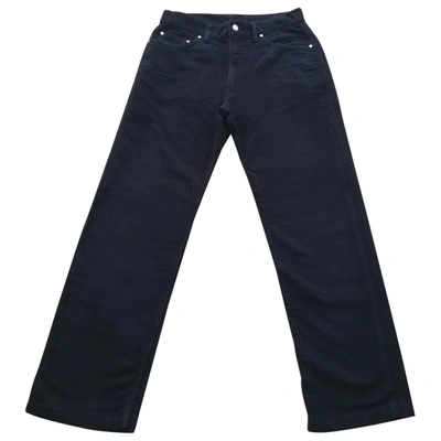 Pre-owned Carrera Straight Jeans In Blue