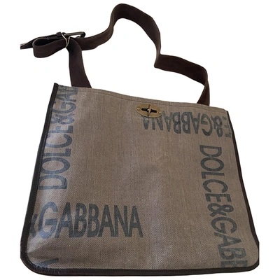 Pre-owned Dolce & Gabbana Cloth Bag In Brown