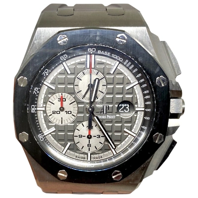 Pre-owned Audemars Piguet Royal Oak Offshore Watch In Grey