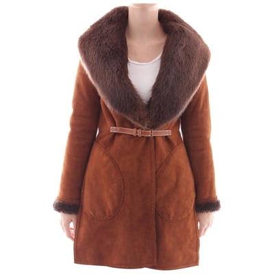 Pre-owned Wunderkind Brown Fur Jacket