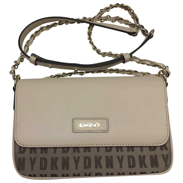 dkny beige handbag