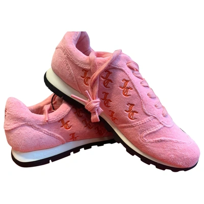 Pre-owned Juicy Couture Cloth Trainers In Pink