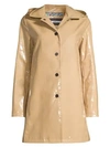 Jane Post Women's High-shine Rain Slicker In Paperbag