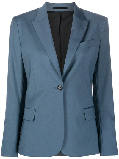 Filippa K Sasha Single Breasted Blazer In Blue