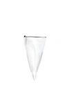 Simon Miller Metallic Cone-shaped Clutch Bag In Silver