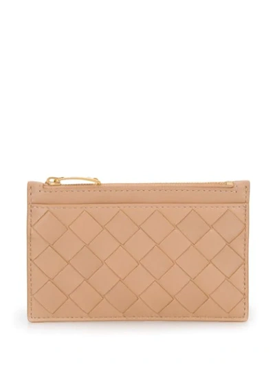 Bottega Veneta Intrecciato Weave Purse In Neutrals