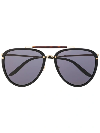 Gucci Aviator Sunglasses In Black