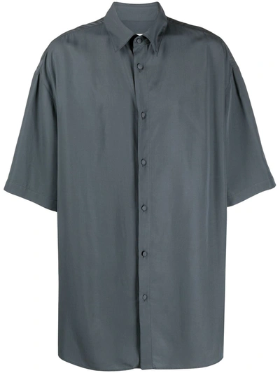 Valentino Oversized Shirt In Grey