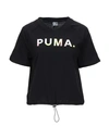 Puma T-shirts In Black