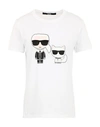 Karl Lagerfeld K/ikonik T-shirt In White