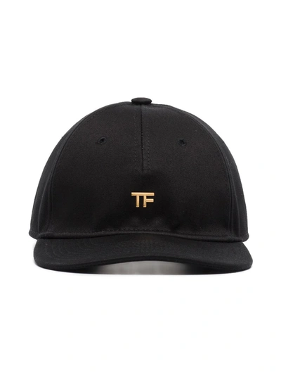 Tom Ford Logo-embellished Baseball Cap In U Black