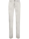 Incotex Straight Leg Regular Fit Jeans In Grey