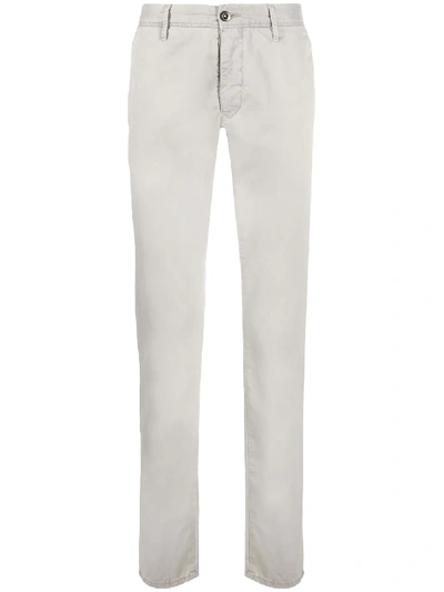 Incotex Straight Leg Regular Fit Jeans In Grey