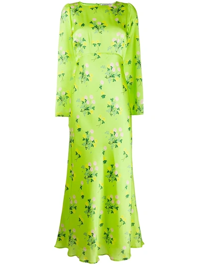 Bernadette Jane Floral Maxi Dress In Green
