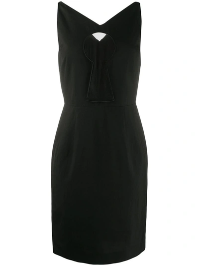 Moschino Keyhole Dress In Black