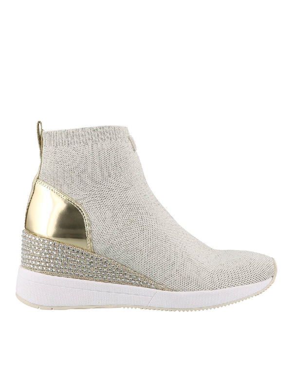 michael kors skyler sneaker gold