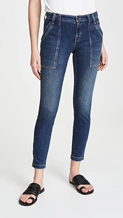 Joie Park Mid-rise Cropped Skinny Jeans In Cruise