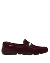 Bally Loafers In Deep Purple