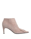 Sergio Rossi Ankle Boot In Light Brown