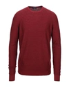 Drumohr Sweaters In Brick Red