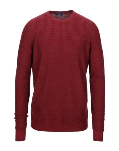Drumohr Sweaters In Brick Red