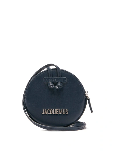 Jacquemus Pitchou Mini Leather Cross-body Bag In Black