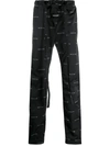 Fear Of God Logo-print Technical-gabardine Track Pants In Black
