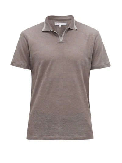 Orlebar Brown Classic Polo Shirt In Grey