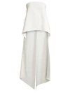 Sachin & Babi Haven Strapless Crepe Blouse In Ivory