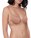 Simone Perele Caresse 3d Plunge Spacer Bra In Nutmeg