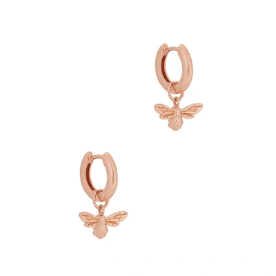 Olivia Burton Lucky Bee Rose Gold-plated Brass Earrings