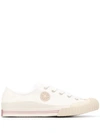 Acne Studios Logo-patch Low-top Sneakers In Logo-patch Canvas Sneakers