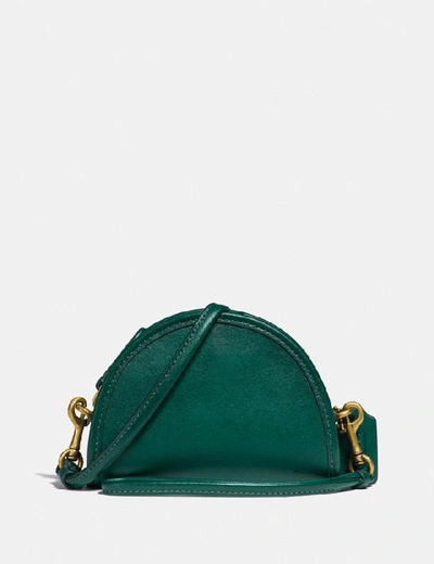 Coach Half Moon Coin Case - Women's In B4/emerald | ModeSens