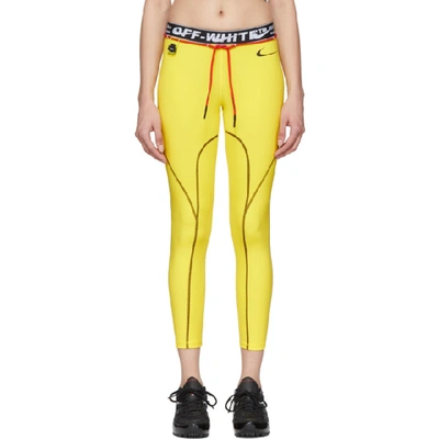 Nike Yellow Off-white Edition Nrg Ru Pro Tights