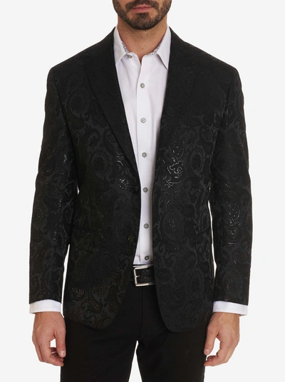 Robert Graham Paisley Jaq Sport Coat In Black