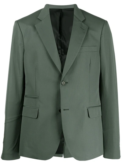 Stella Mccartney Single-breasted Blazer In Green