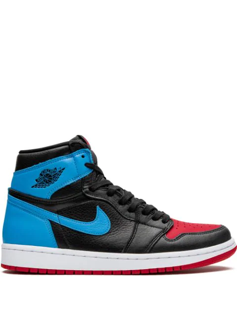 jordan 1 high top black and blue