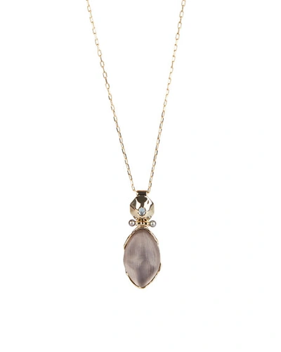 Alexis Bittar Cultured Freshwater Pearl, Crystal & Lucite Pendant Necklace, 36 In Gold/multi